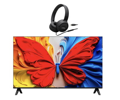 Telewizor 40" TCL 40S5K 40" QLED FHD Android TV + Tune 520C USB-C czarne